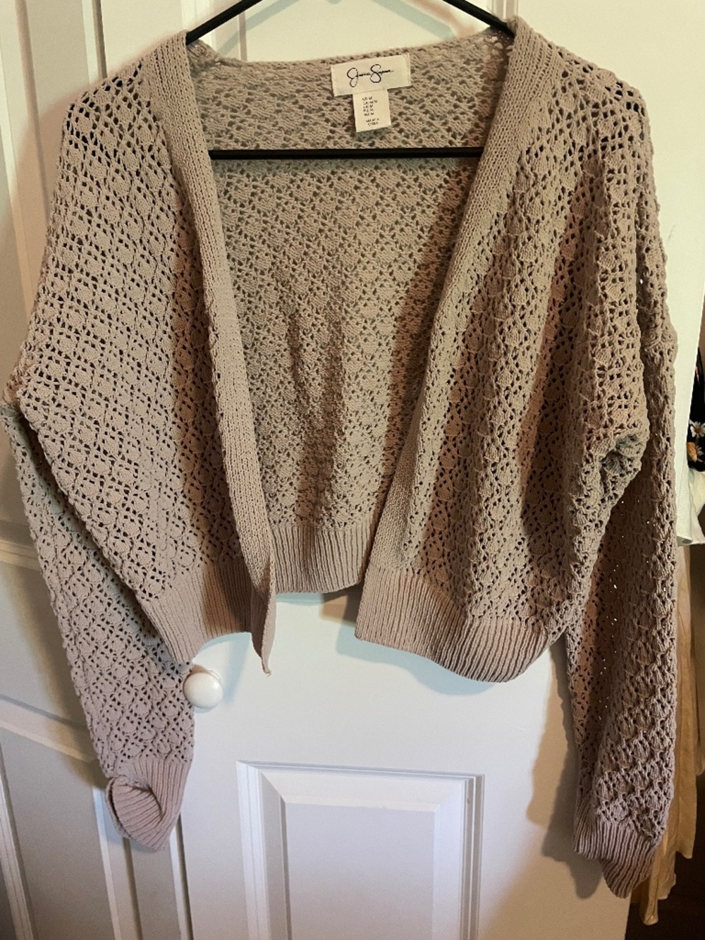 Jessica Simpson crotchet cardigan